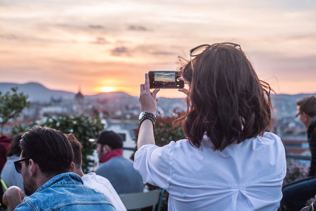 360 BAR - ROOFTOP BAR BUDAPEST sunset